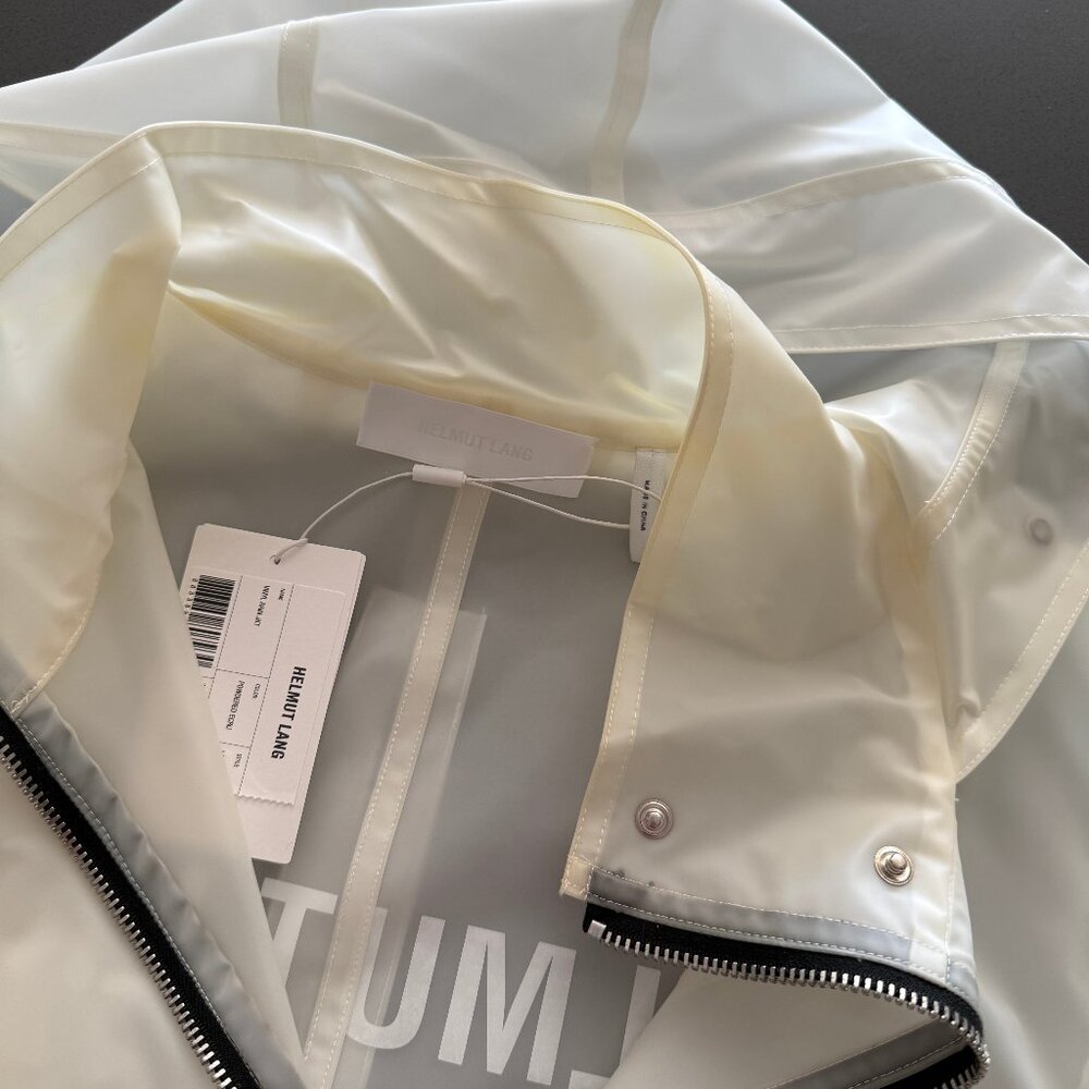 Translucent Helmut Lang Rain jacket NWT - image 7